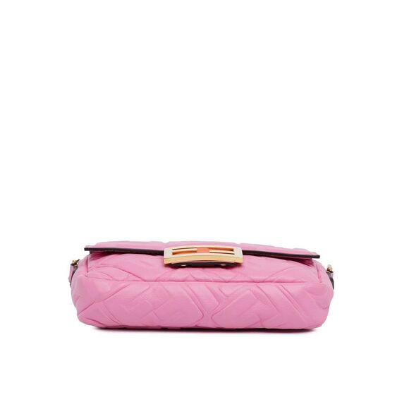 Pre Loved Fendi Mini FF Embossed Baguette - Picture 4 of 8